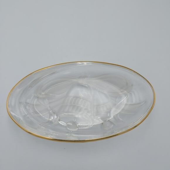 Studio Nova Gilded‎ Bells Oval Christmas Candy Dish Holidays - Picture 1 of 3